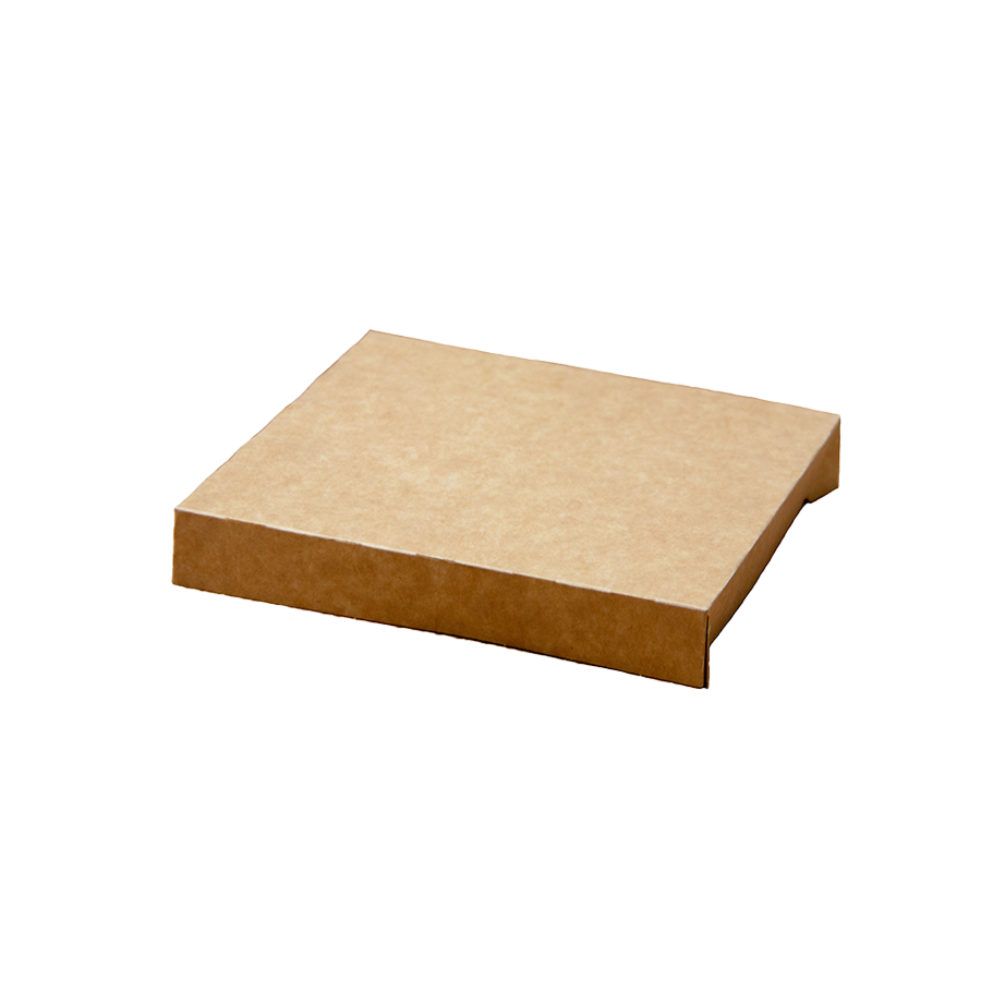 WIECZKO 132X132X25 DO MISKI KWADRATOWEJ 750 ML/1000 ML KRAFT PLASTIC FREE